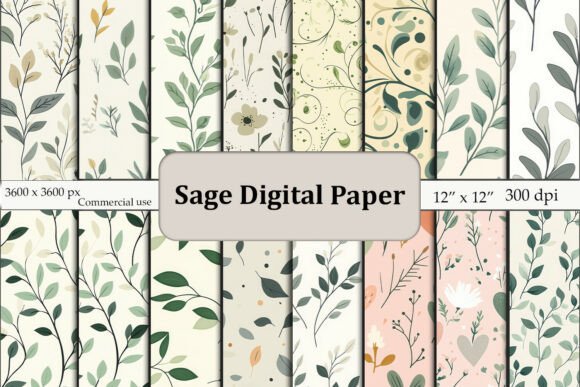 Sage Digital Paper Bundle
