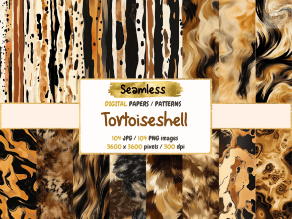 Tortoiseshell Seamless Digital Papers: A Guide to Timeless Elegance in Design