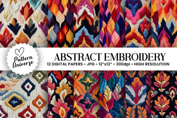 Unlocking Creativity: The Ultimate Guide to Abstract Floral Embroidery Digital Paper for Modern Crafting