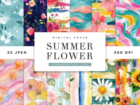 What You Need to Know About Summer Flower Digital Papers for Creative Projects